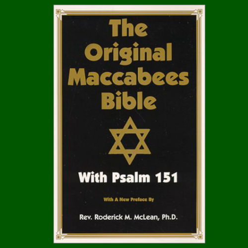 The Original Maccabees Bible With Psalm 151