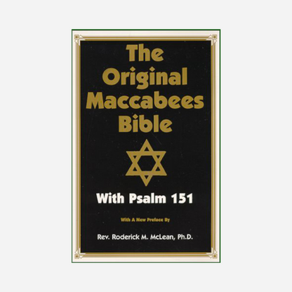 The Original Maccabees Bible With Psalm 151